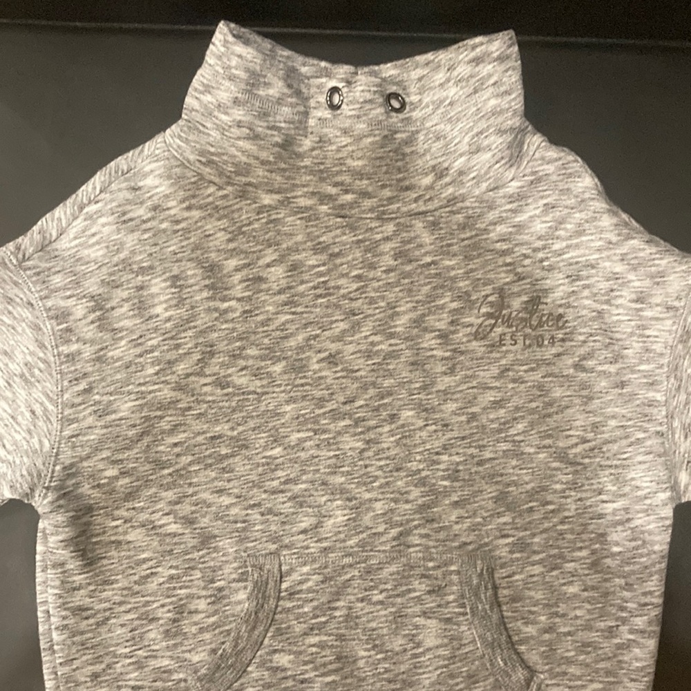 Gray turtleneck